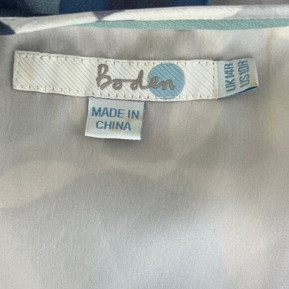 Boden Whimsical A-line Dress Polka Dot Flouncey Wrap Top - Picture 5 of 5